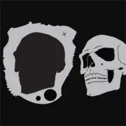 Skull Airbrush Stencil Template Custom Shop 3 Skull Set #1 Large Medium & Mini