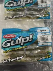 Berkley Gulp GSSHR3-MLT Saltwater Molting 3” Shrimp 6 Ct New