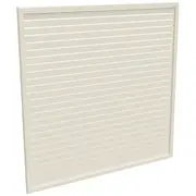 ProtectorAl 1001 - 2000 x 1001 - 2000mm Surfmist Horizontal 9mm Gap Aluminium Welded Slat Panel