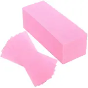 Maitys Waxing Strips, 100 Pieces Pink Non-Woven Removal Wax Strip Facial Body Wa