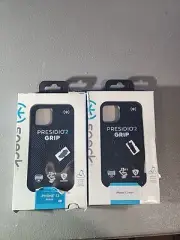 2 Speck Presidio2 Grip Series Case Cover for Apple iPhone 12 Mini 5.4" - Black
