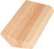 1Pc Wooden Displaying Stand for Gaming Cards Multi Card Holder Natural Base for Card Display for Chess and Card Rooms Supports Deck Organization