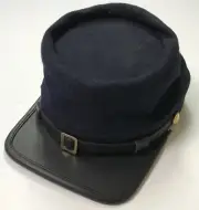 CIVIL WAR US UNION INFANTRY NAVY BLUE WOOL KEPI FORAGE CAP HAT-MEDIUM