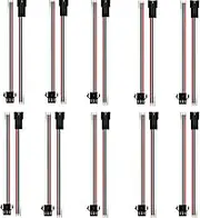 10 Sets 3 Pin JST SM Male Female Plug LED Connector Cable 15cm 22awg Wire for WS2812B WS2812 WS2811 SK6812 SK6812-RGBW LED Strip Light