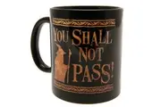 The Lord Of The Rings You Shall Not Pass Mug (Black/Brown) (One Size)