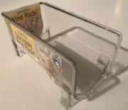 InterDesign Fridge Binz! Stackable Wine/ Soda Holder - Clear Brand New 70830