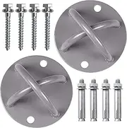 Sotech Bracket Anchor, Wall Ceiling Mount for Yoga Swing, Hammock, Suspension Straps, Olympic Rings, Body Weight Strength Training Systems, Boxing Equipment (2pcs)