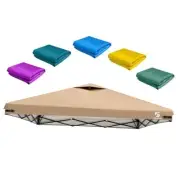 0x0 Pop Up Canopy Replacement Top Cover with Air Vent for Straight Leg 1 Khaki
