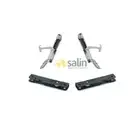 ILVE 600MM OVEN DOOR HINGE+SUPPORTS FOR DOUBLE GLASS 1997-2004 A/028/40KIT
