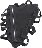 DINHEAROM Bike Triangle Bag Durable Bicycle Frame Storage Pouch for Electric Mountain Bike Capacity Battery Cover with Fastener Easy Installation