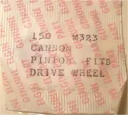 Elgin M323 - Part 150 – Cannon Pinion - Factory Watch Replacement / Repair Part