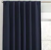Pottery Barn Kids QUINCY BLACKOUT Curtain - NAVY - 54"X 108" - New In Packaging