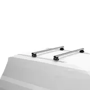 Thule Roof Bars Evo Flush Rail Pro BAR Evo Silver for DS DS7 Crossback SUV
