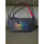 【真品】COACH 彩色馬車麻將包