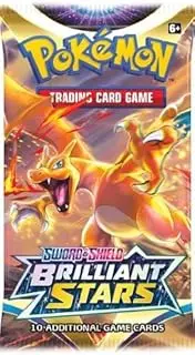 Pokemon TCG: Sword & Shield - Brilliant Stars Booster Pack (10 Cards Per Pack)