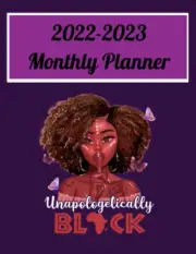 African American 2022-2023 Monthly Planner: Large 2 Year Monthly Calendar Planne