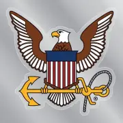 Navy Logo Back Static Cling