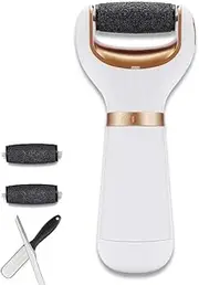 Electric Callus Remover for Feet,Rechargeable Foot File Hard Skin Remover,Waterproof 5 in1 Professional Pedicure Kit for Cracked Heels &Dead Skin,with2 Roller Heads