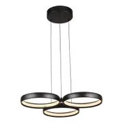 Cougar Olympus 3 Light LED Tri Colour Cluster Pendant Light Black