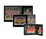 Double 5x7 Black w/White 8x10 Photo Folders 25 Pack (Same Shipping Any Qty)