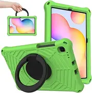 Full Protective Case Compatible with Samsung Galaxy Tab S6 Lite 10.4 inch 2024/2022/2020 (SM-P620/P610/P615) Case, Kids Tablet Case Lightweight Shockproof Protective Cover(Green)