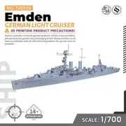 SSMODEL 1/700 508 Military Model Kit German Emden Light Cruiser WAR GAMES WOW WT