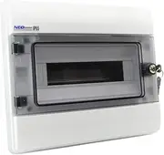 Wet Room Distribution Board Small Distribution Box Sub-Distribution with Lock RHp12/Z IP65 Flush-Mounted 12 Modules 6020