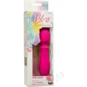 Bliss Liquid Silicone Mini Wand: USB Rechargeable Clitoral Massager 7-Speed Vibr