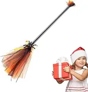 Witch Broom Decor - Halloween Witch Cosplay Props | Photo Booth Accessory for Cosplay , Costume Parties, Kids and Adults Cosplay