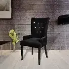 NNEVL Armchair Black Velvet