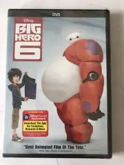 Big Hero 6 DVD 2014 Disney Ryan Potter Jamie Chung Animated New Sealed