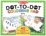 Melissa & Doug ABC Dot-to-Dot Colouring Pad - Pets
