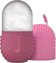 Ice Roller for Face | Cooling Reusable Glow Cube Ice Roller for Face,Beauty Facial Rollers, Silicone Face Massage Skincare Tool for Face Eye Puffiness, Brighten Skin