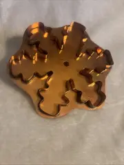 MARTHA STEWART BY MAIL Vintage Large "Snow Crystal" COPPER COOKIE CUTTER