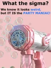 10 hole PARTY MANIAC, quality GURANTEED, made for children, Safe bubbles, fun