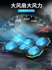在飛比找樂天市場購物網優惠-筆記本散熱底座 筆電風扇散熱器底座支架電腦游戲本靜音降溫散熱