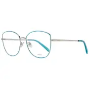 Emilio Pucci Glasses Frames Women Turquoise EP5229 087 55mm