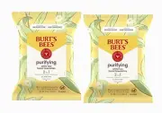2 Burt's Bees Facial Cleansing Towelettes - White Tea Paraben Free 30 Count Each