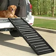 Dog Ramp for Car SUV Truck, Foldable Pet Stairs Steps Dog Car Ramp Ladder, Portable Pet Ramp for Car Non-Slip Travel