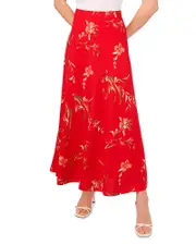 CeCe Seamed Midi Skirt