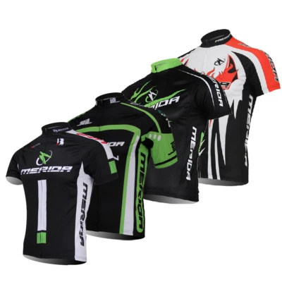 Merida Cycling Jersey Full Zip Men's Bicycle Bike Biking Jersey Shirts S-XXXXXL