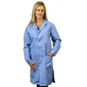 Anti-Static Lab Coat XL Blue