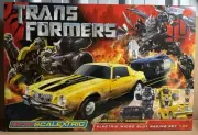 Micro Scalextric Transformers Slot Racing Set BUMBLEBEE v BARRICADE BRAND NEW