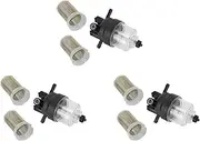 Car Parts 9 Pcs 130306380 One Fuel Filter Assembly and Two Extra Filter Elements for Truck 400 Series Engine Easy to Replace