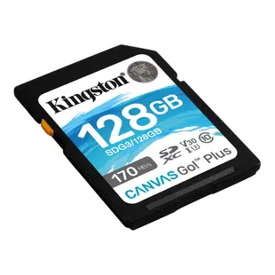 【Kingston金士頓】Canvas GO Plus 128G 64G SDXC 記憶卡 讀170 寫90