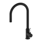 Pull Out Kitchen Sink Mixer Vegie Spray Porcelain Lever Black NR69210801MB Nero