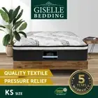 Giselle Bedding 32cm Mattress Euro Top Bed Pocket Spring Medium Firm King Single