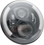 Motorcycle Headlight E mark number DOT Approved 7" Inch Motorcycle LED Headlight Hi/Lo Beam Assemblies Lamp Projector E