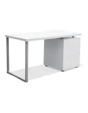 [Artiss] Computer Desk Drawer 140CM in White