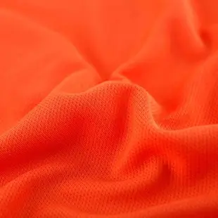 【ROBERTA 諾貝達】台灣製 吸汗速乾 時尚休閒長袖POLO棉衫(橘)